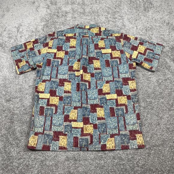 Reyn Spooner Button Down Shirt Medium Hawaiian Aloha Tropical Vacation Picture - Picture 5 of 9